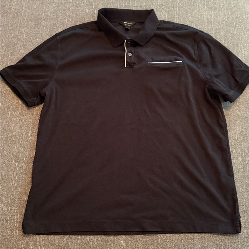 Men's Black Short Sleeve Shirt